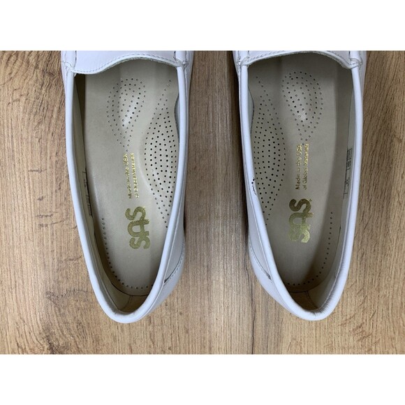 SAS women’s White Perforated Leather Slip-On Loafer sz 9 Simplify Slip On Loafer | SAS Shoes main image 2